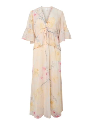 Klänningar - Yasblomina 2/4 ankle dress – Afterglow/blomina